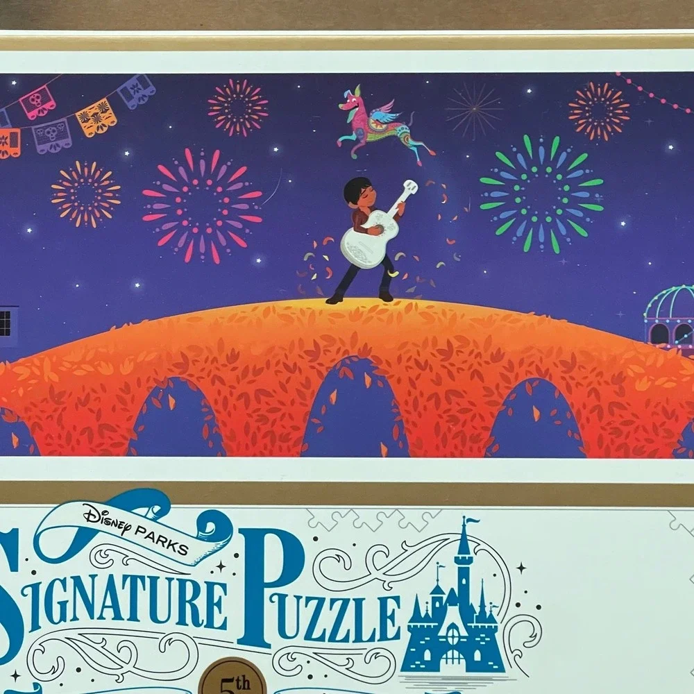 2023 Disney Parks‎ Pixar Coco 5th Anniversary 500 Pc Signature Jigsaw Puzzle NEW